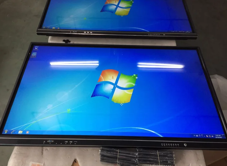 Настенные ЖК мониторы 50 ''дюймовый сенсорный экран вывески дисплей