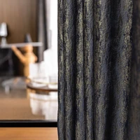 golden plating%c2%a0chenille fabric curtains for living room luxury fleece blackout curtain window treatment wholesale custom curtain