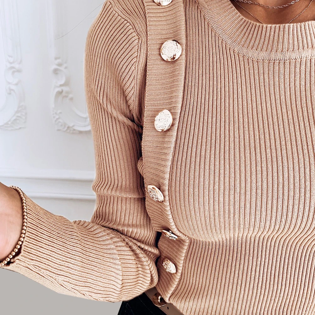 Zebery женские весенние базовые рубашки с боковой пуговицей блузка осенние