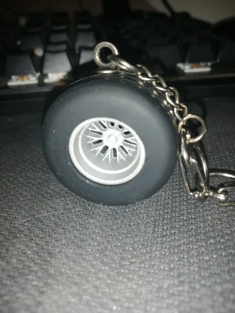 Автомобильный 2 см толстый резиновый брелок для ключей колес турбо автомобильный