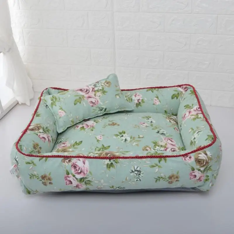 Съемная и моющаяся подстилка для собак четыре сезона золотистый ретривер