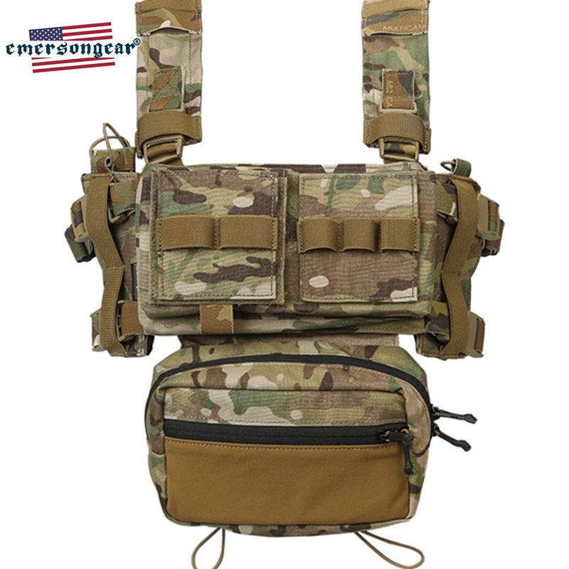 Emersongear Tactical MK3 Chest Rig For Plate Carrier Vest Micro Fight Hunting Airsoft Militar Army Mag Pouch Multicam Armor Gear | Спорт и