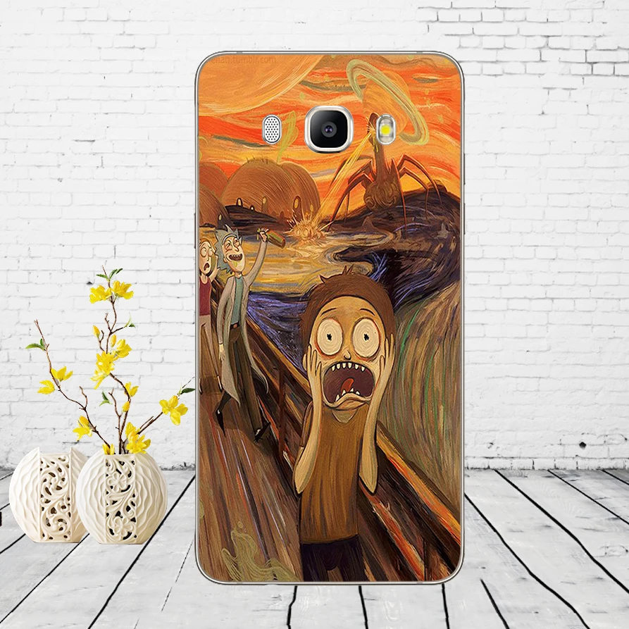 208DD Рик и Морти 02 Мягкий силиконовый чехол для Samsung Galaxy A3 a5 A6 A8 j3 j5 j7
