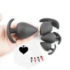 Анальный якорная заглушка Силиконовые анальные пробки для геев, Секс-игрушки Анальная пробка Для мужчин массажер простаты анальный фаллоимитатор влагалище расширитель анальный стимулятор