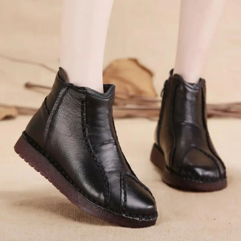 Новые женские ботинки ботильоны из натуральной кожи теплые зимние на меху зимняя