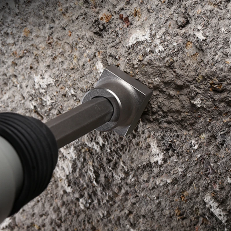 Профессиональный электрический молоток с долотом плоское круглое Зубило