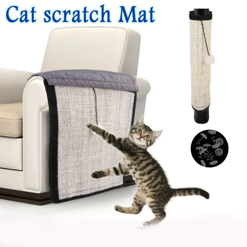 1 шт. натуральный сизальный пеньковый коврик для кошек Когтеточка игрушечный