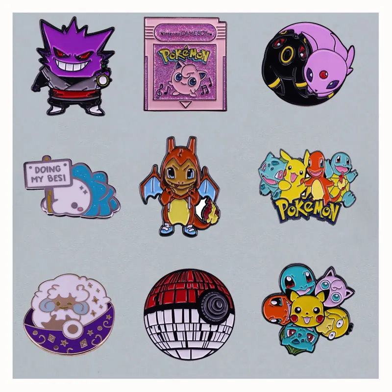 

Originality Cartoon Comic Brooch Children's Fashion Jewelry Gifts Interesting Metal Enamel Badge For Friends And Fans Gifts