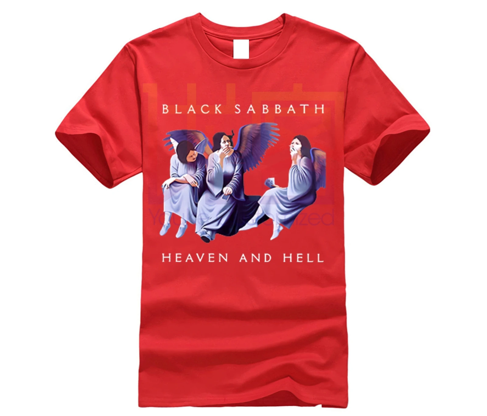 Black Sabbath-Heaven and Hell Обложка альбома футболка DTG S-3XL новинка 2019 модная для мужчин |