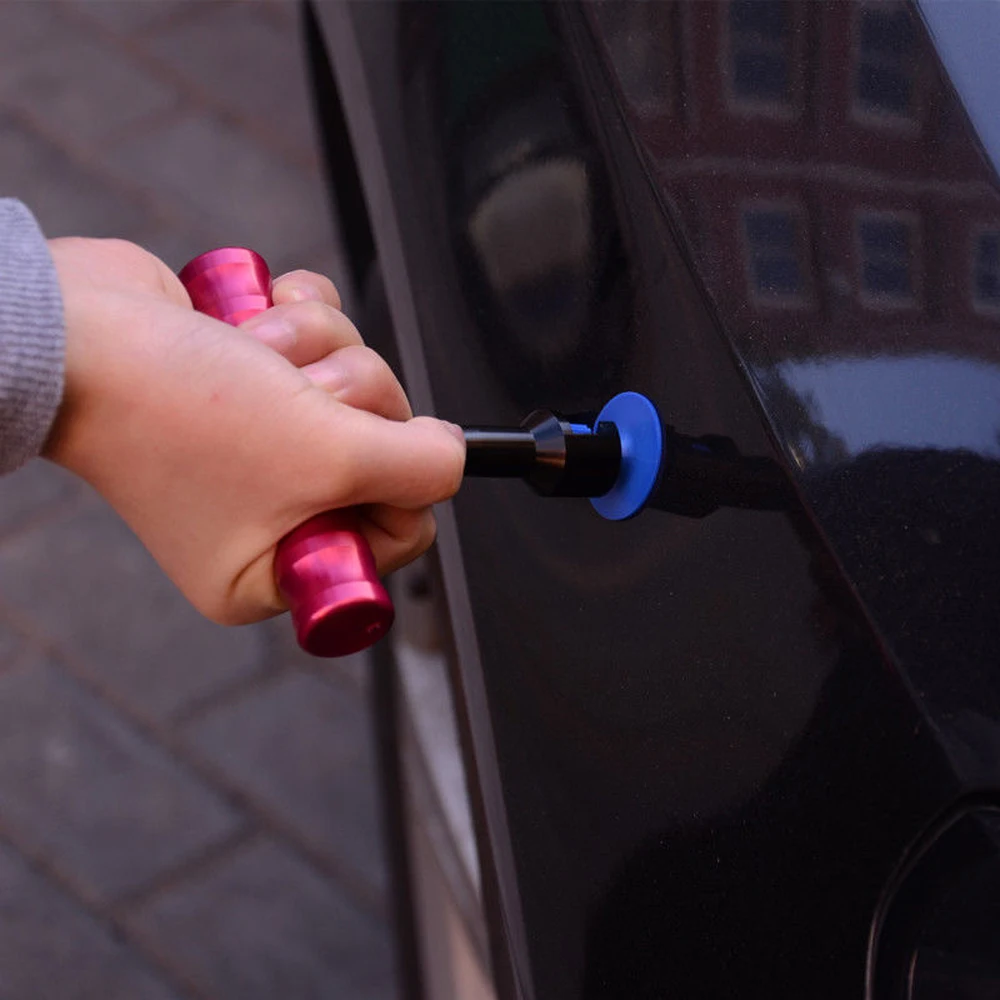 

1Set Auto Car 18pcs Tabs & T-Bar Hammer Puller Lifter Paintless Dent Pit Repair Tool Accessories Useful & Convenient