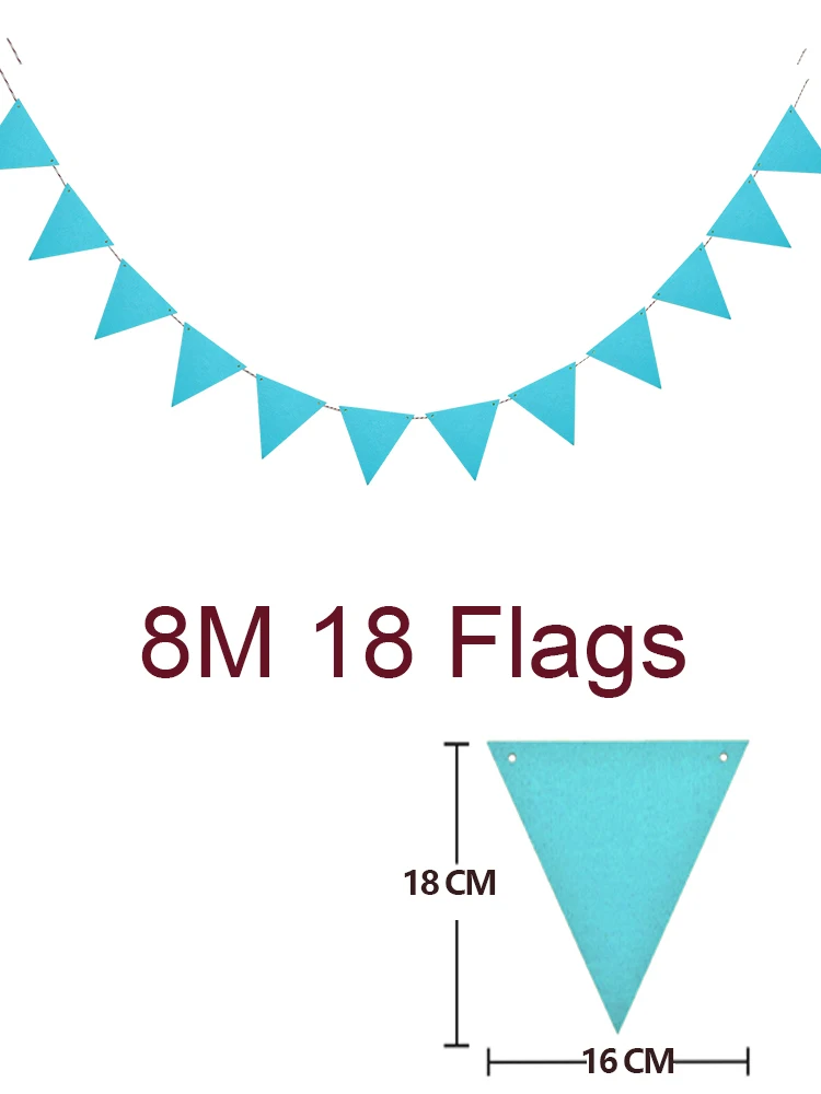 8 м 18 шт. флаг черный баннер флажки из ткани с красивой розовой белой синей