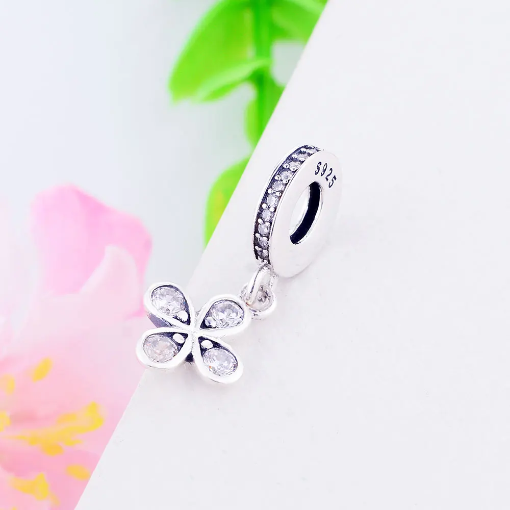 Весенние подвески из серебра 2019 пробы с подвеской в виде цветка подходят для