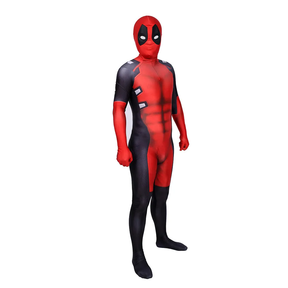 2019 Новый X men костюм для косплея Дэдпул Взрослый Детский комбинезон зентай