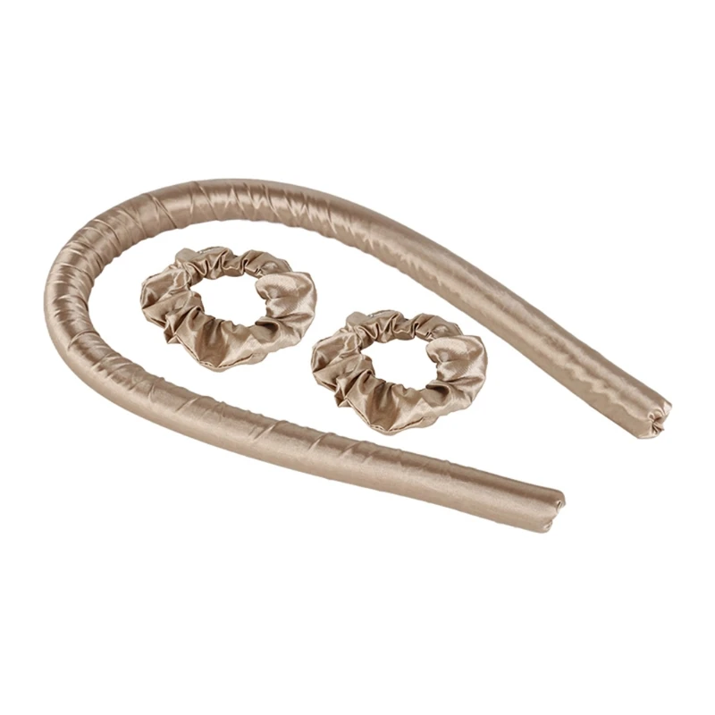 

Heatless Curling Rod No Heat Silky Soft Foam Hair Curler Roller Curls Headband X7YA