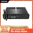 Новинка 2021, безвентиляторный мини-ПК 11 поколения Intel Core i7 1165G7 10710U, игровой микрокомпьютер NUC 4K HTPC 2 * DDR4 M.2 PCIe SSD