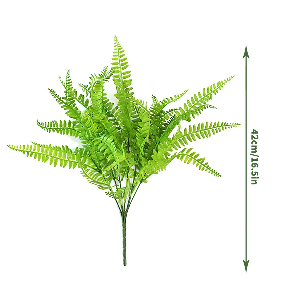 

Natural Grass Bouquet Home Decoration Accessories Plastic Wedding Vase Decor 1 Bundle Simulation Fern Artificial Grass Decor