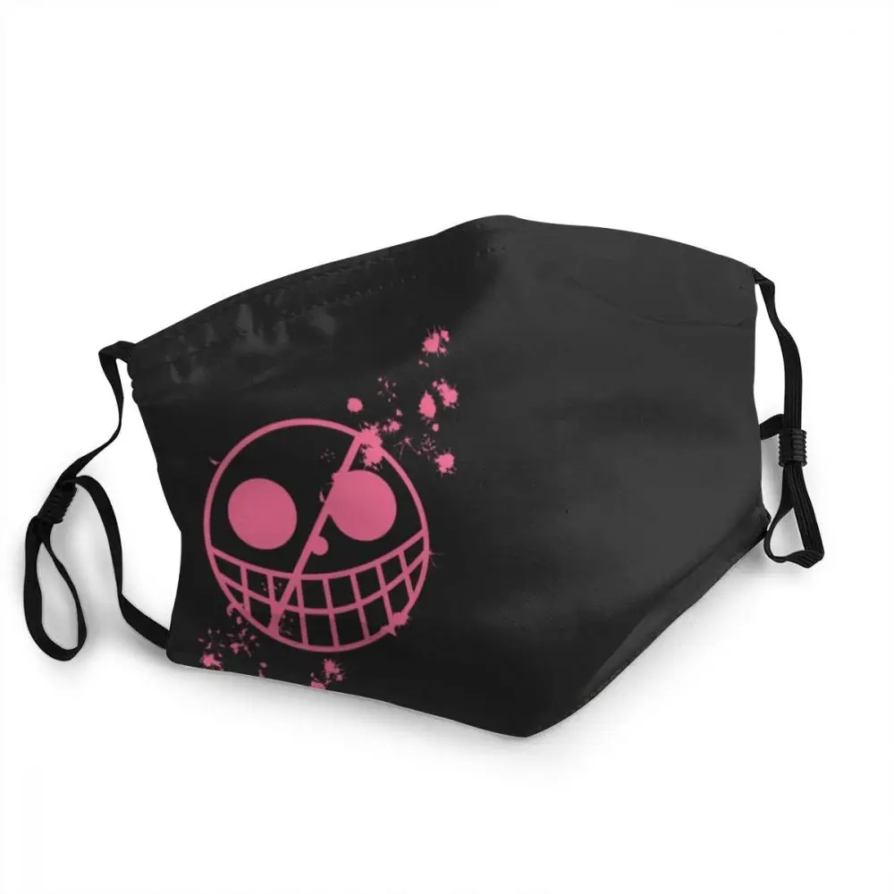

Семейная маска для лица Donquixote Jolly Roger «сделай сам», цельная маска для лица Doflamingo, Аниме Манга, защитный чехол, респиратор, маска для рта