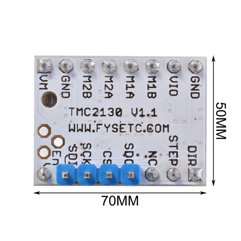 

TMC2130 V1.1 Stepstick Stepper Motor Driver SPI +Heat Sink for 3D Printer TE882