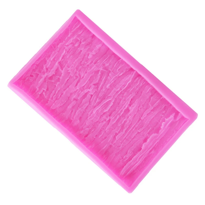 

Bark Texture Wood Grain Pad Fudge Silicone Mold Cake Decorating Tool Sugar Molds