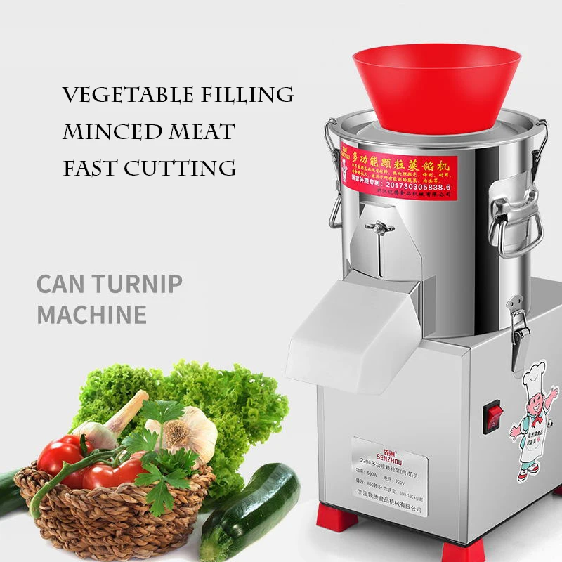 

Commercial cabbage chopper electric food processor vegetable slicer Granulator Multifunction Cut Meat Grinder Machine 220v slice