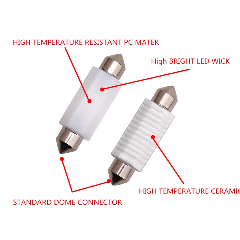 2 шт. 3030 2smd 31 мм 36 39 41 Автомобильный светодиодный светильник для чтения дверных