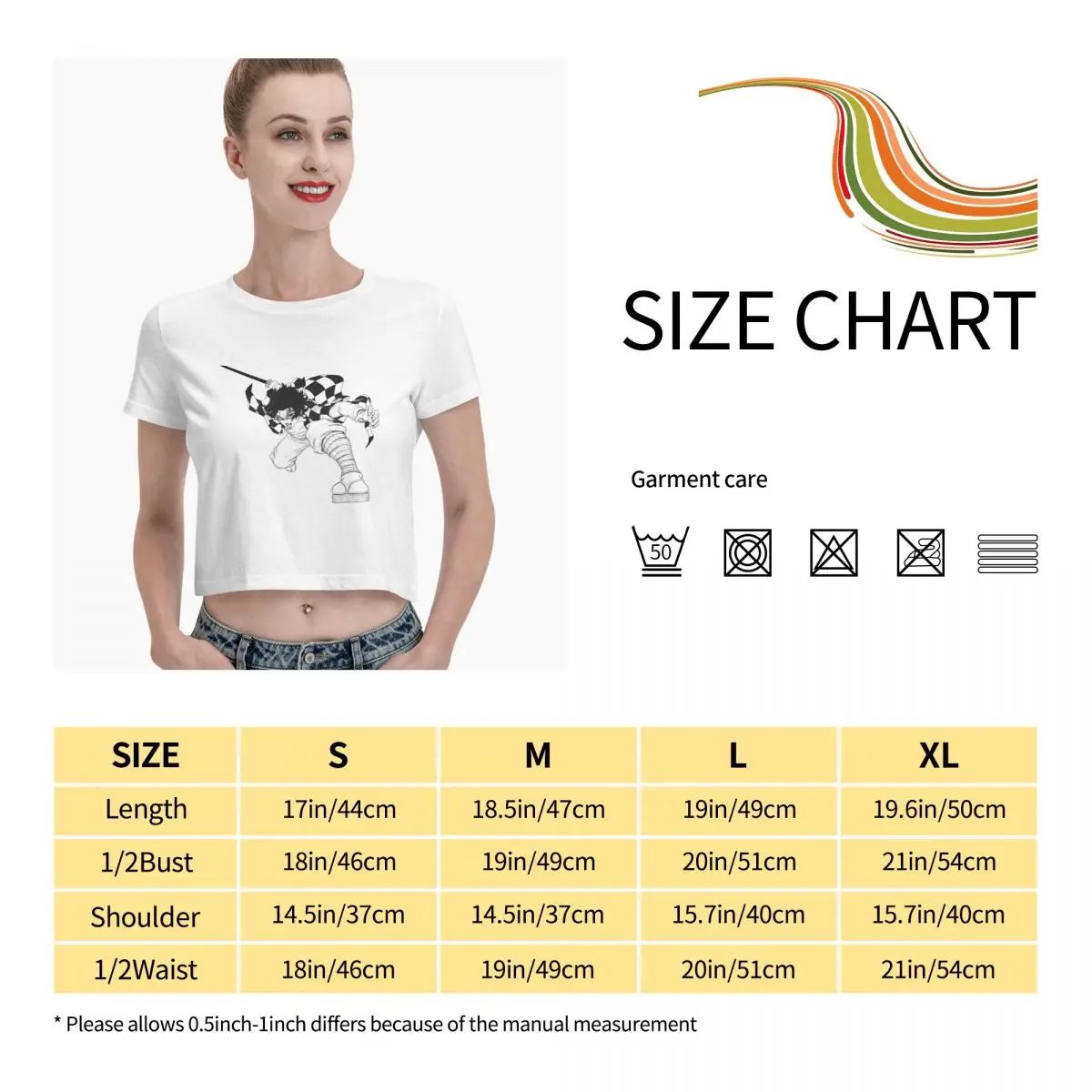 

Anime Fans Demon R woman Tee fashion Short sleeveRound neck T-shirt