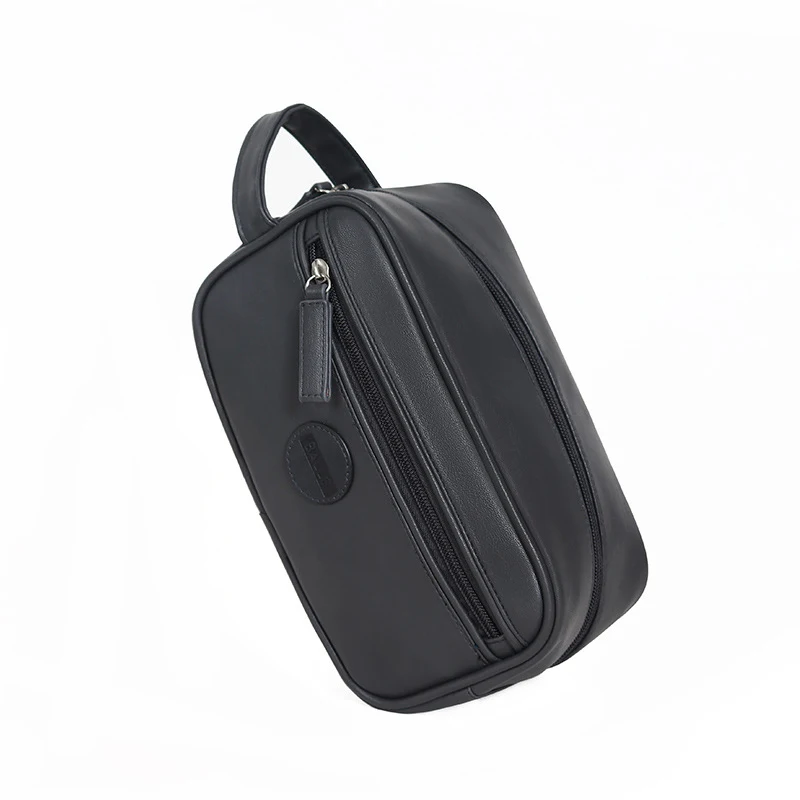 

Fashionable Men And Women Portable Pu Cosmetic Bag Lazy Toiletries Large-capacity Travel Storage Bag Waterproof Leather Bag