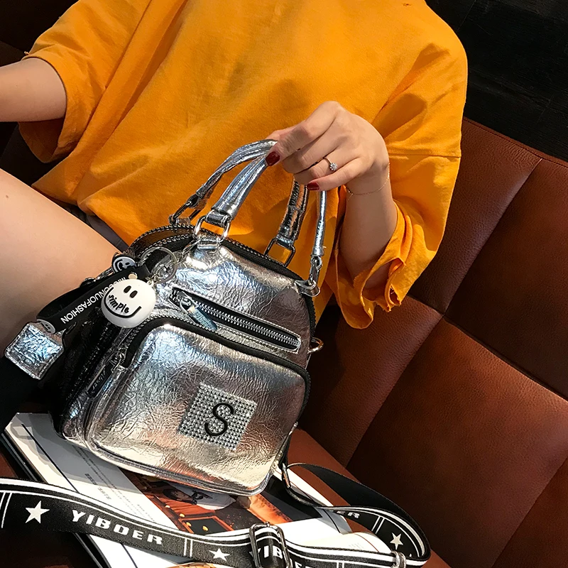 Стразы сумочки новая сумка с трещинами модная популярная цветная широкополосная