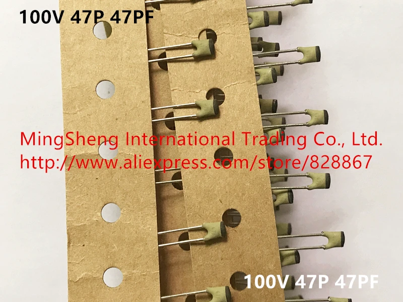 Оригинальный Новый высокочастотный керамический конденсатор (индуктор) 100% 100 в 47P