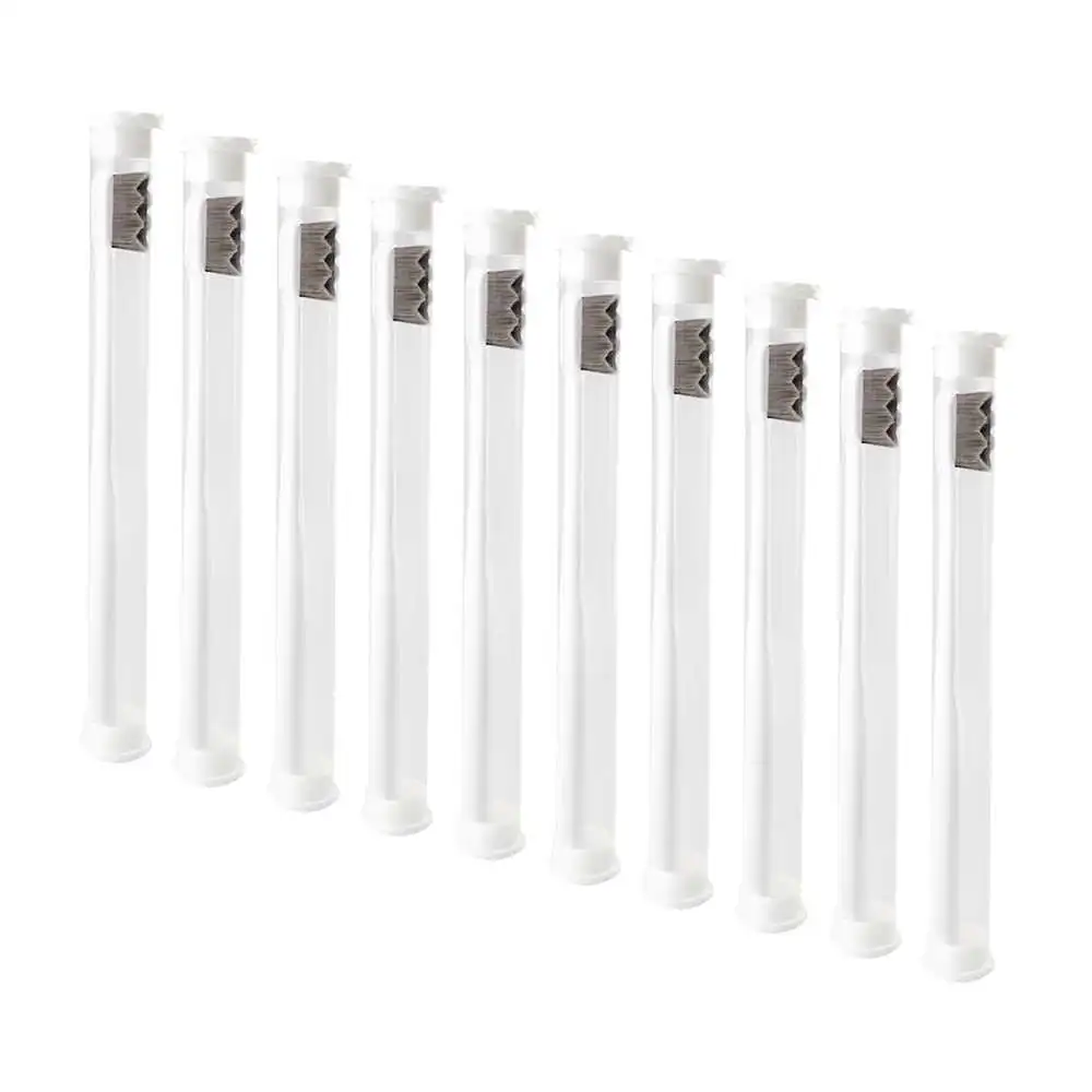 

10 Pcs/Set Toothbrush With Box Plastic Handle Round Head Soft Bristle Teeth Brushes Dental Cleaning Oral Care Supplies