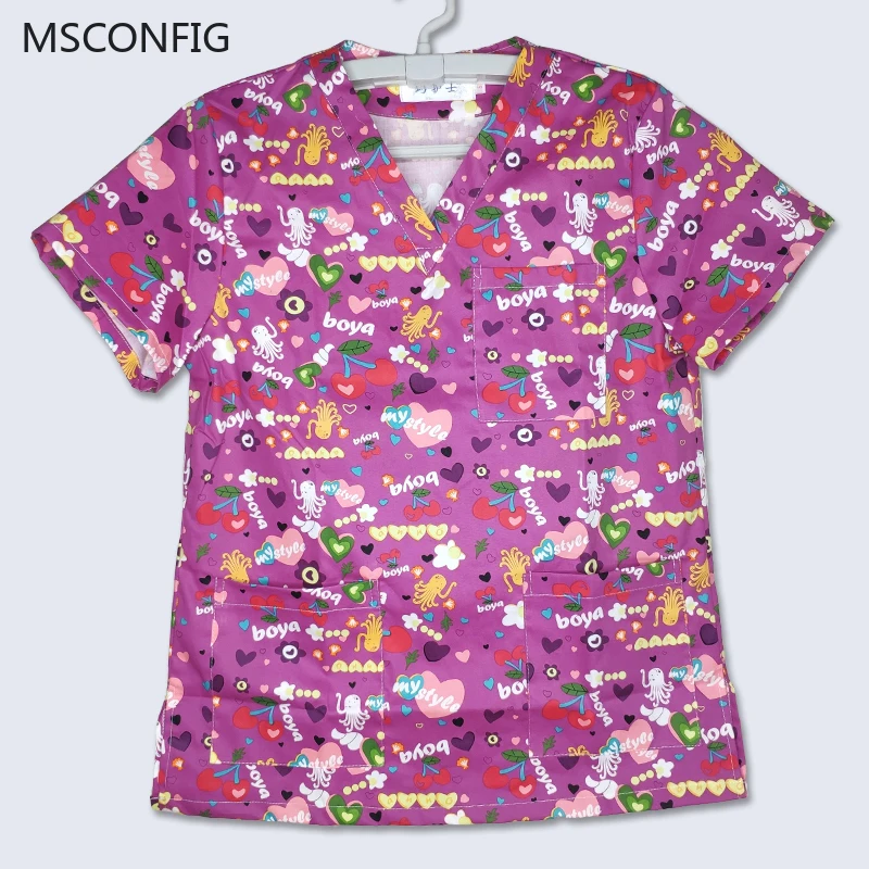 

2021 Round Neck Waist Waist Female Nurse Uniform White Long-sleeved Suit Medical Suit Short-sleeved Suit Female Medical Uniform