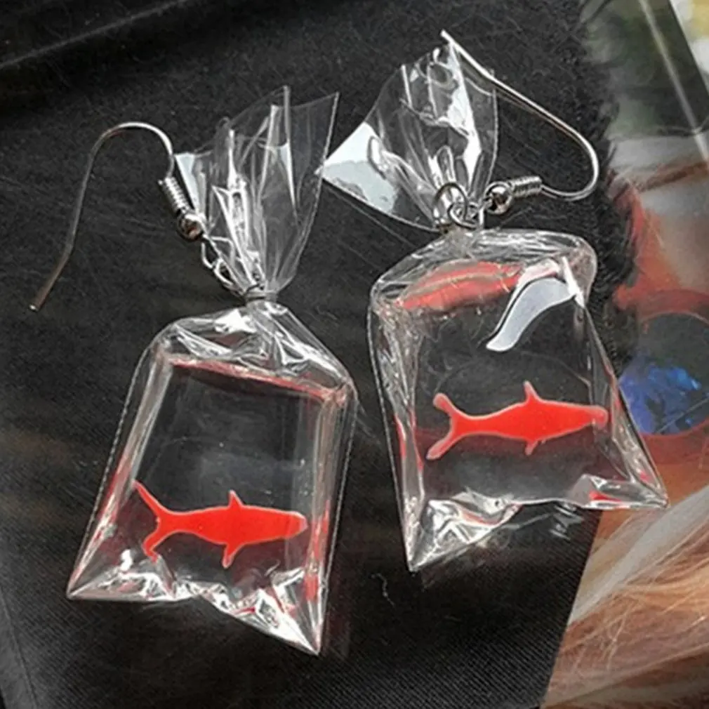 Полимерная прозрачная сумка для воды милые маленькие золотые рыбки аксессуары