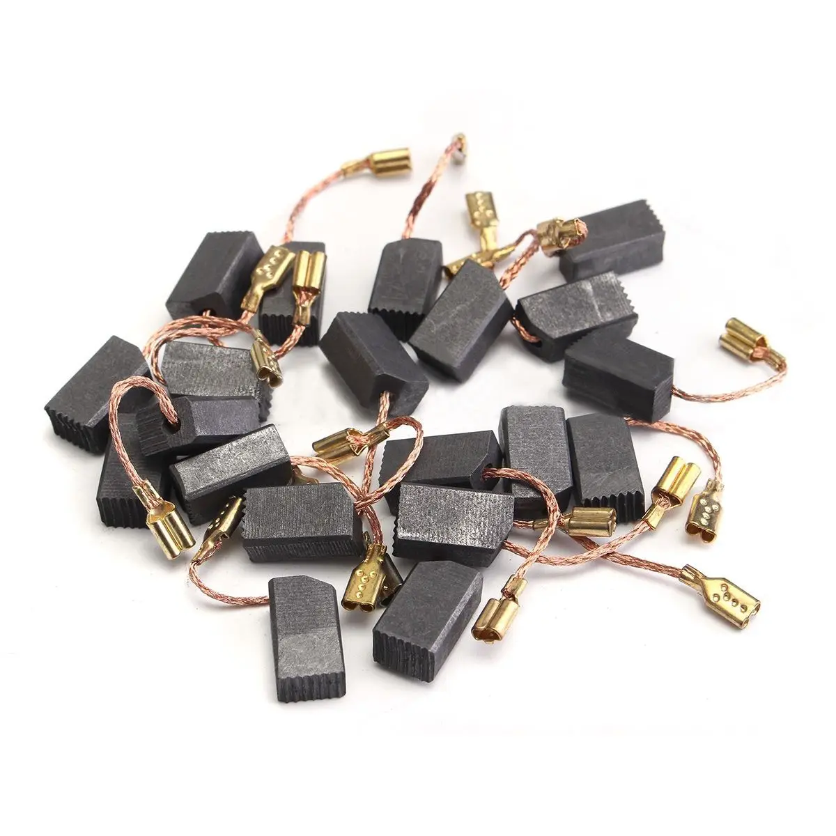 

20x Power Tool 6mm*8mm*14mm Motor Carbon Brush Fit Electric Drill Angle Grinder