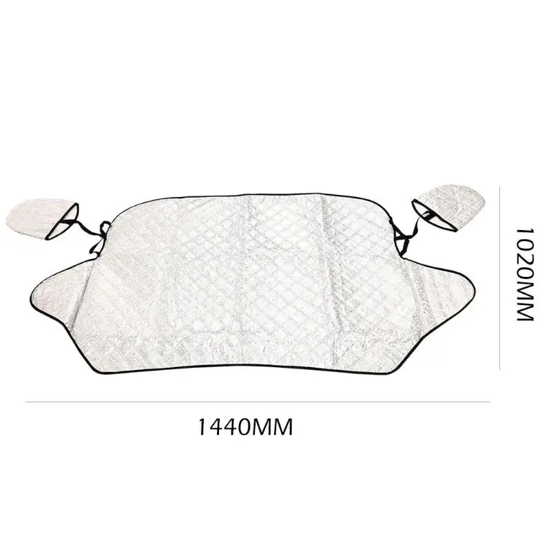 

VODOOL Car Sunshade Cover SUV Front Window Windshield Snow Ice Shield Sun Shade UV Protection With Side Rearview Mirror Covers