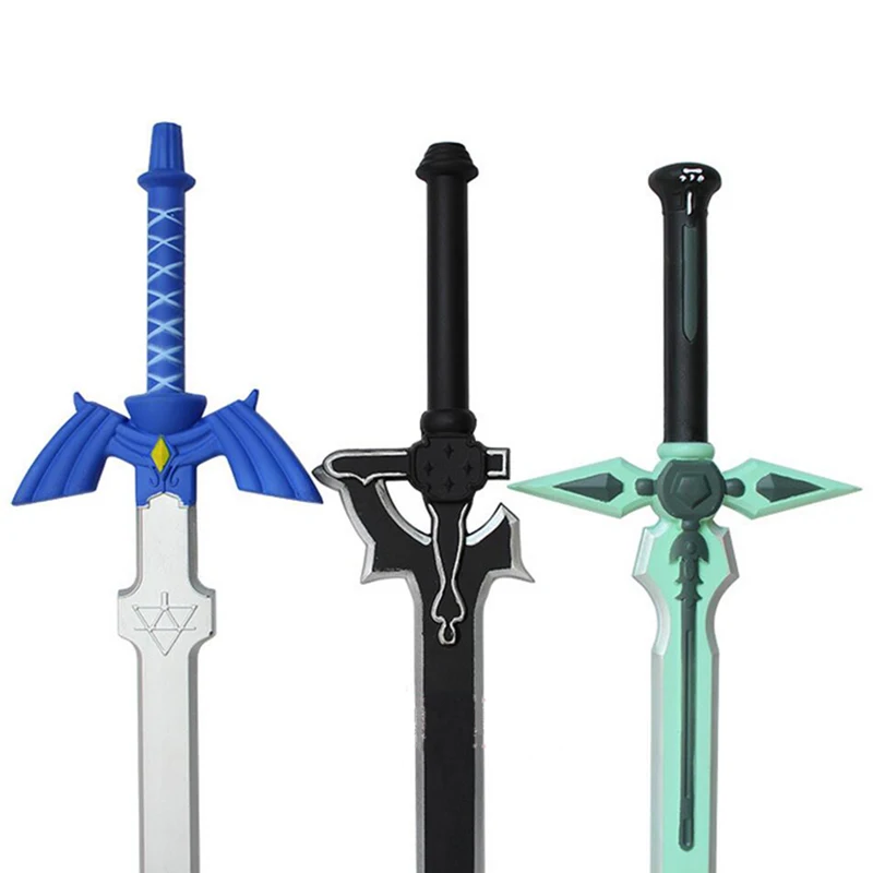2 шт./компл. 80 см Sword Art Online SAO 1: 1 Asuna оружие Kirigaya Kazuto Elucidator / Dark Repulser косплей меч из