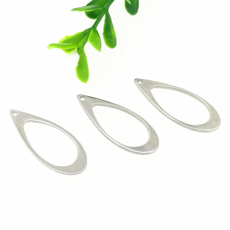 10 шт./лот серьги-капли из нержавеющей стали соединители для изготовления