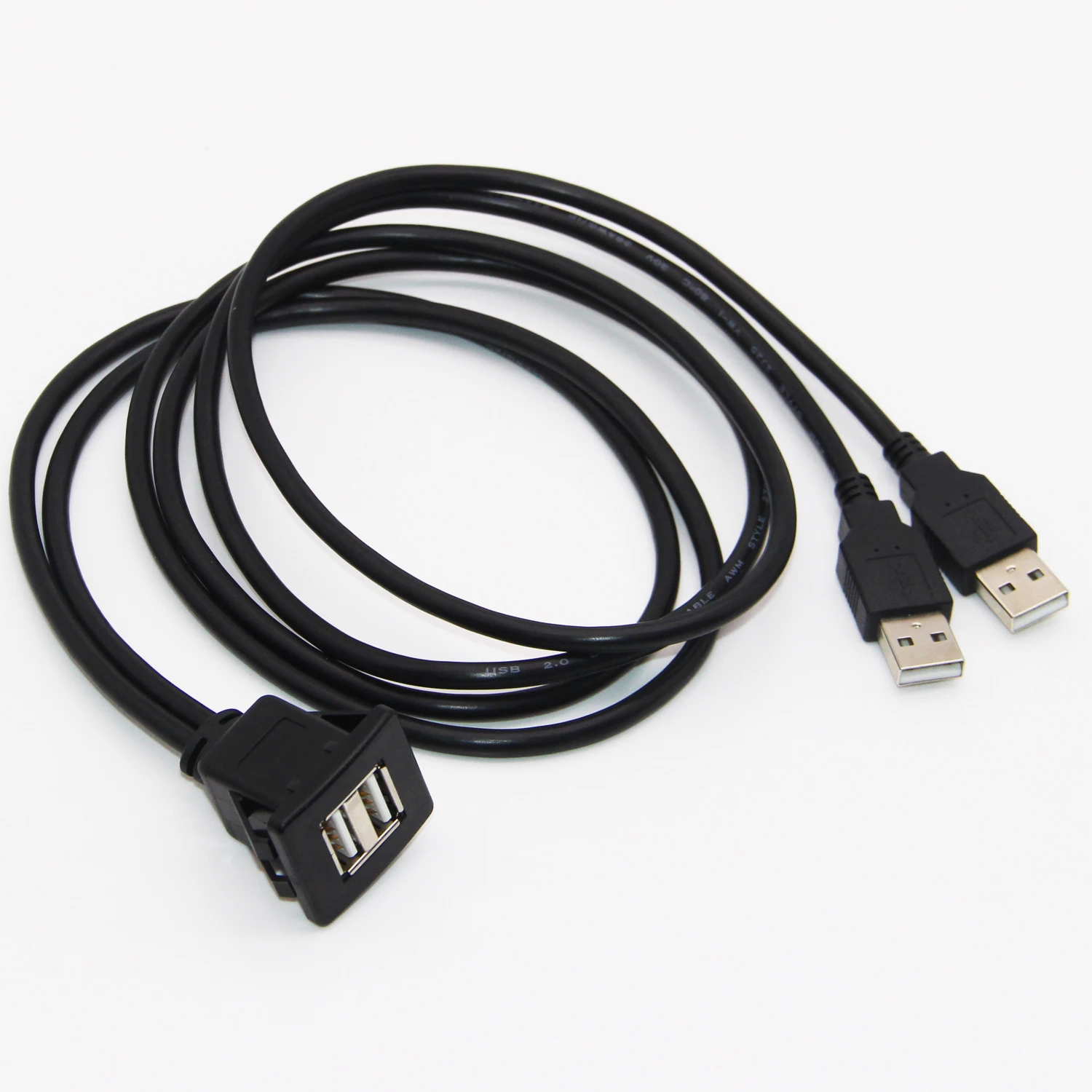 Lballist двойной USB2.0 USB3.0 мужчин и женщин панель скрытого монтажа приборной панели