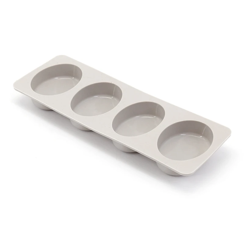 4 полости силикона овальной формы сделай сам Торт Шоколад Форма для выпечки Духи