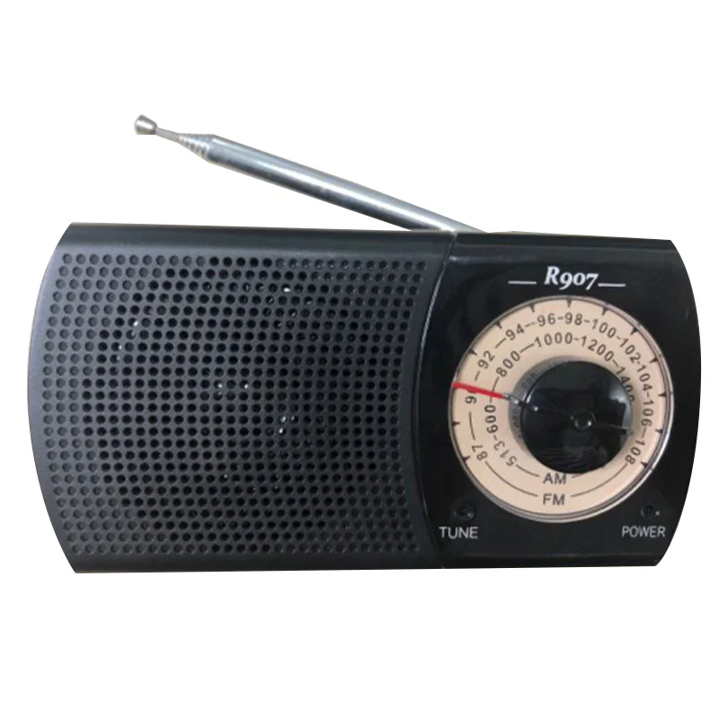 Портативное AM/FM радио карман с разъемом для наушников лучший прием батарея