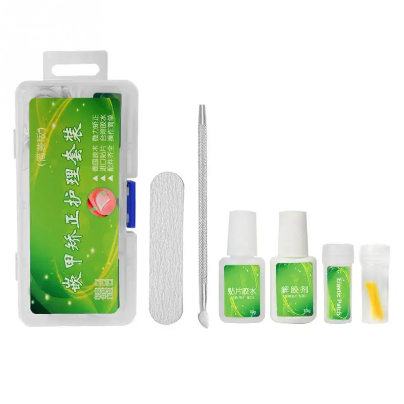 

Home Pedicure Professional Salon Correction Patch Kit Elastic Ingrown Toenail Corrector Set Foot Pedicure Care Treatment Tool