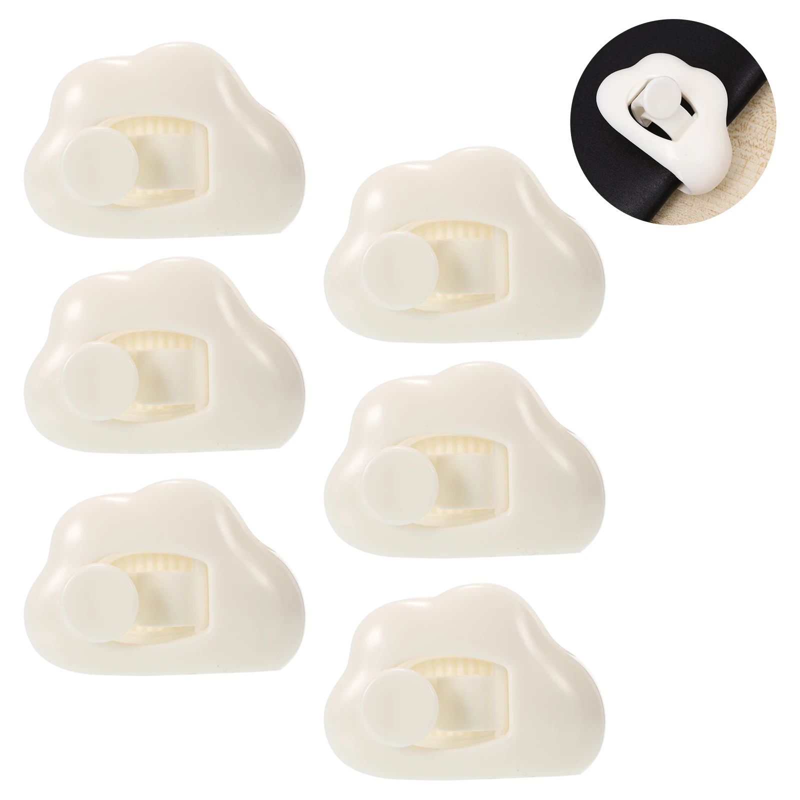 

6Pcs Plastic Non-Slip Blankets Fastener Clip Non-Slip Bed Cover Duvet Sheet Fixer Duvet Quilt Clips