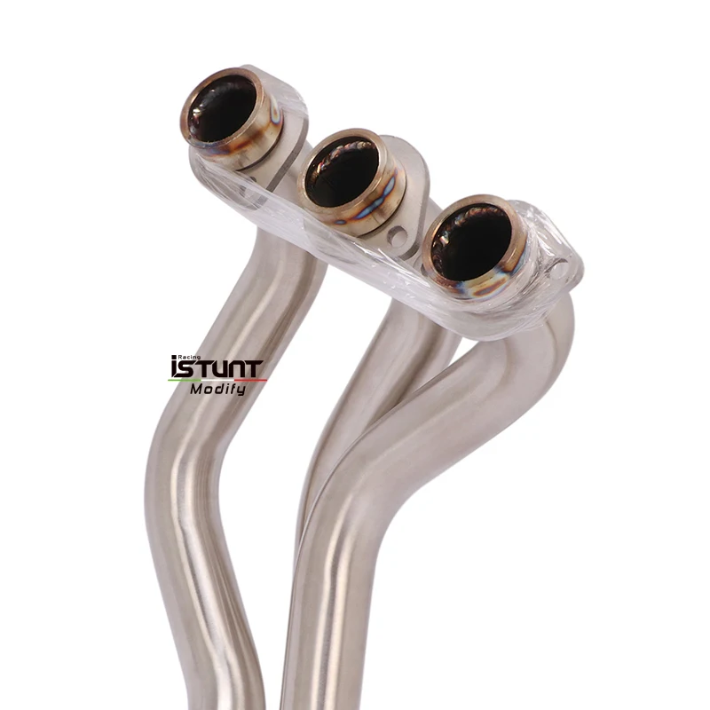 

For Yamaha MT09 FZ09 Tracer 900 XSR900 Bottom Exhaust Pipe Motorcycle Exhaust Escape Modified Front Link Pipe 51MM Muffler