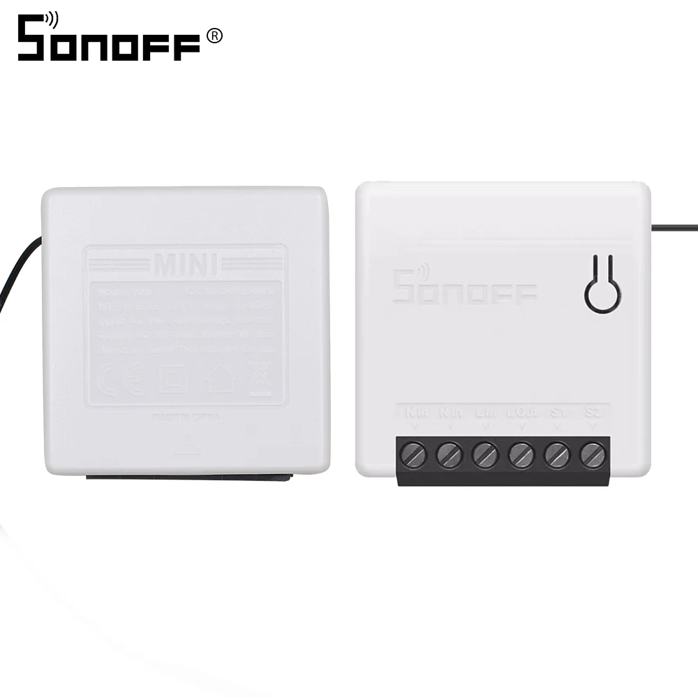 Интеллектуальный выключатель света Sonoff экшн-камера с Wi-Fi подключением Diy двухстороннее умный переключатель дистанционного Управление переключатели работают с Alexa Google Assistant модуль 10A интеллигентая(ый) переключатель