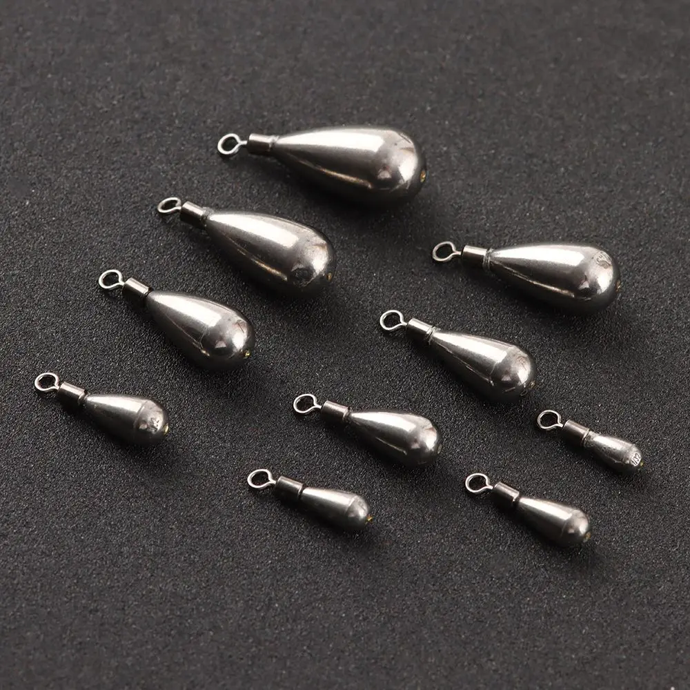 

Tear Drop Shot Weights Additional Weight Quick Release Casting Hook Connector Sinker Fishing Tungsten fall Line Sinkers