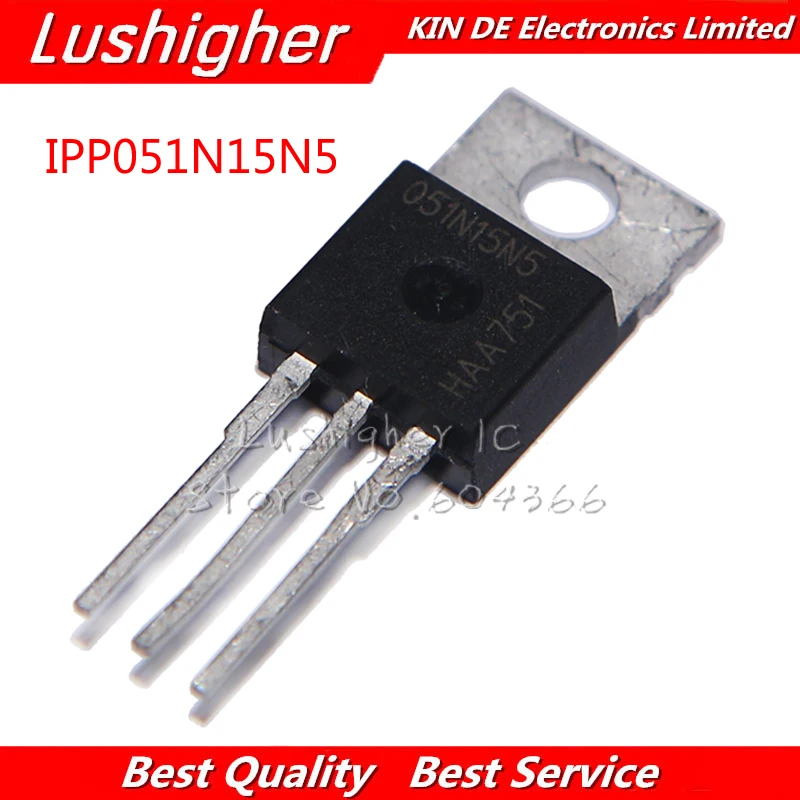 

10 шт. IPP051N15N5 051N15N5 IPP051N15N5AKSA1 TO-220 150V 120A