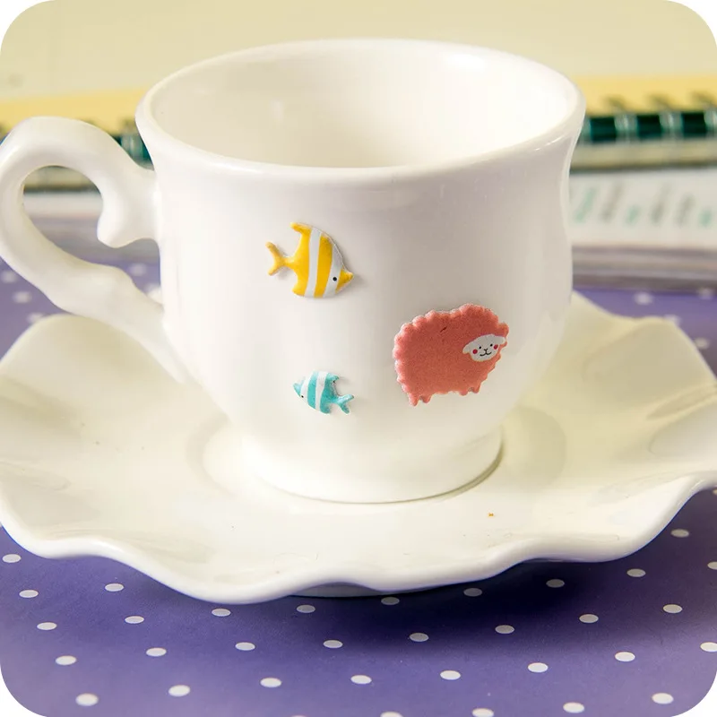 5 шт. декоративные наклейки в виде животных | Игрушки и хобби