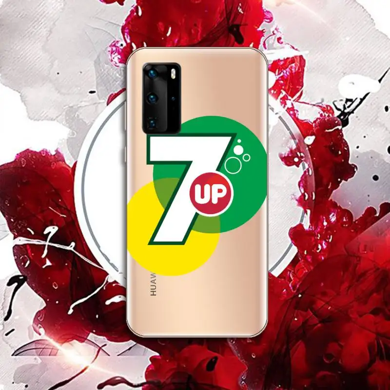 

Mineral water juice Right angle camera Phone Case Transparent for Huawei P honor 8 10i 20 30 40 smart 2019