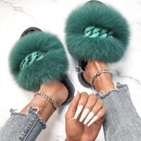 new arrivals 2021 diamond studded slippers and sandals women fur slides wholesale fluffy