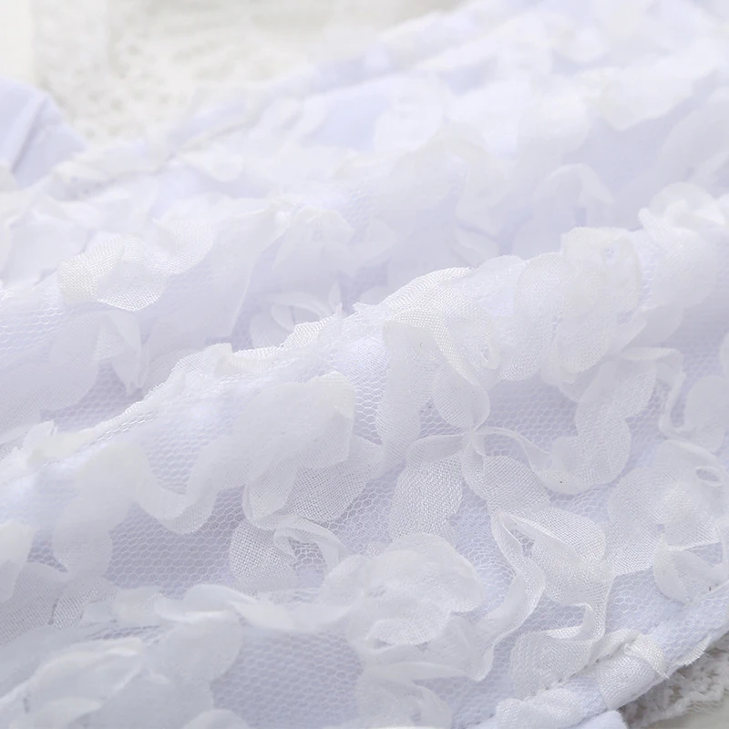 Банвель Детская летняя одежда новорожденный младенец девочка кружева с открытой