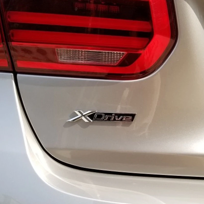 XDRIVE 3D металлические хромированные наклейки логотип для автомобильного